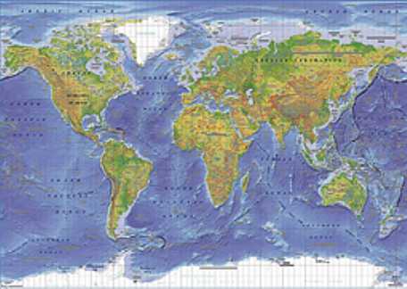 Physical World Map