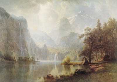 Bierstadt In The Mountains