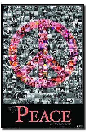 Peace Sign Photomosaic