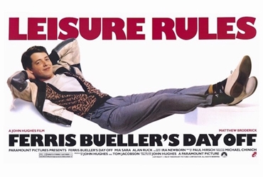 Ferris Buellers Day Off Leisure Rules Movie Poster  