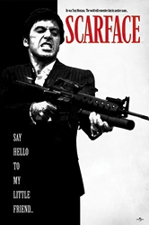 Scarface Say Hello To My Little Friend.. Movie Poster 