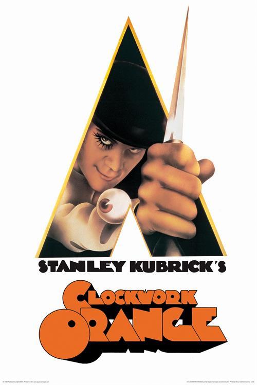Clockwork Orange Movie Poster One Sheet 