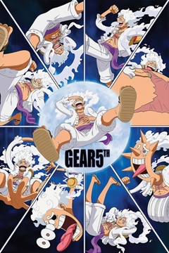 One Piece Gear 5TH Anime Poster 