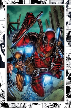 Deadpool and Wolverine Marvel Comics Movie Poster