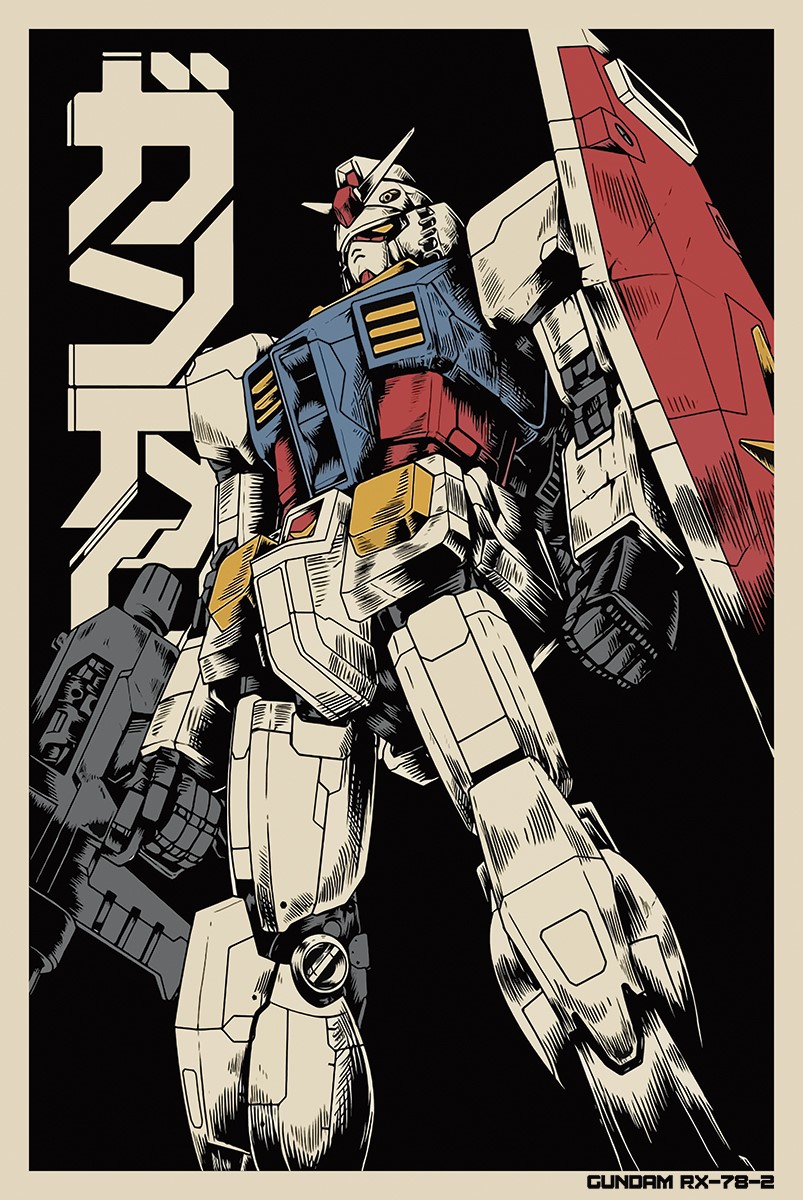 Gundam RX-78-2 Anime Manga Poster #54893